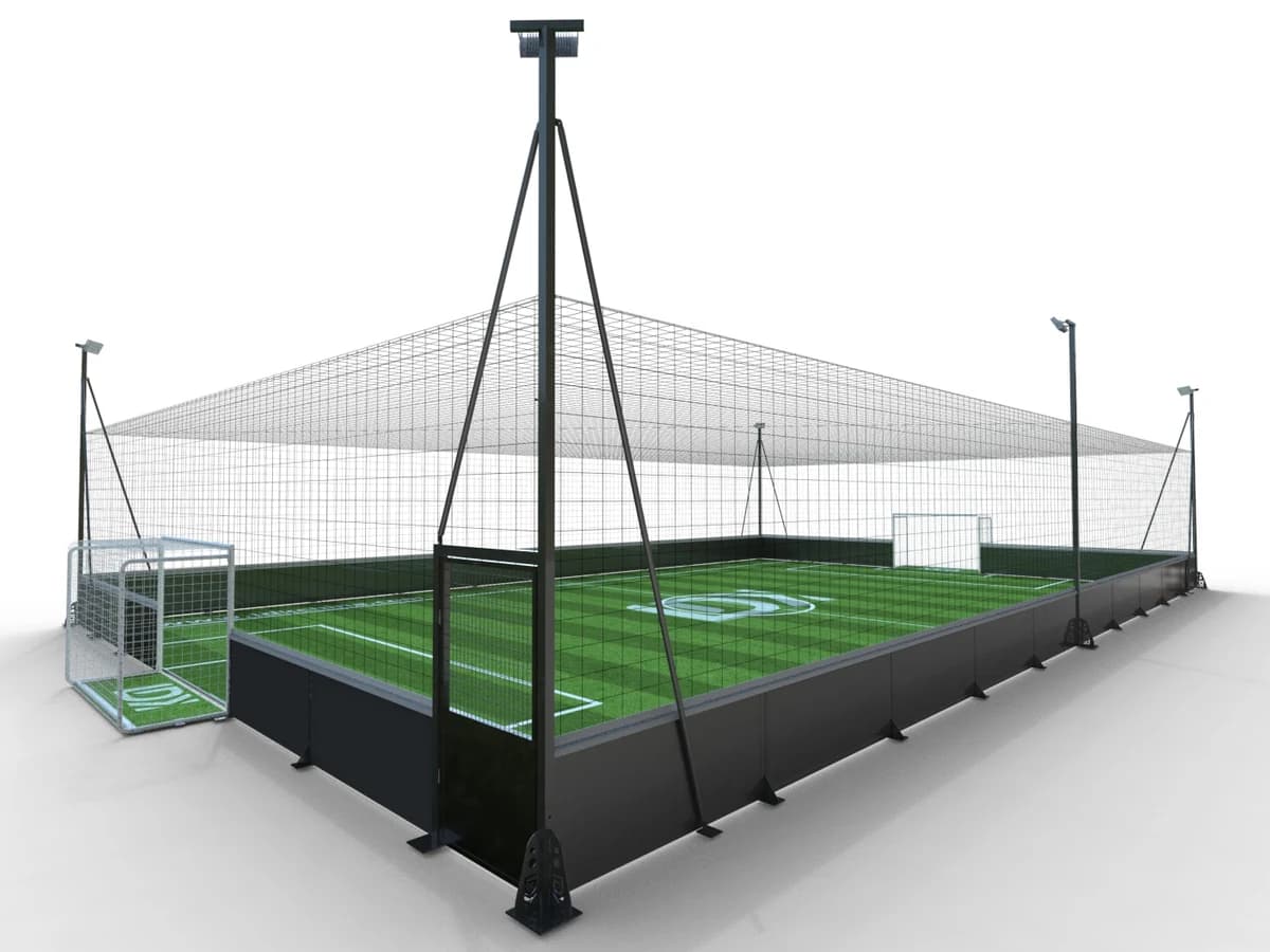 Fast-Assembly Soccer Cage