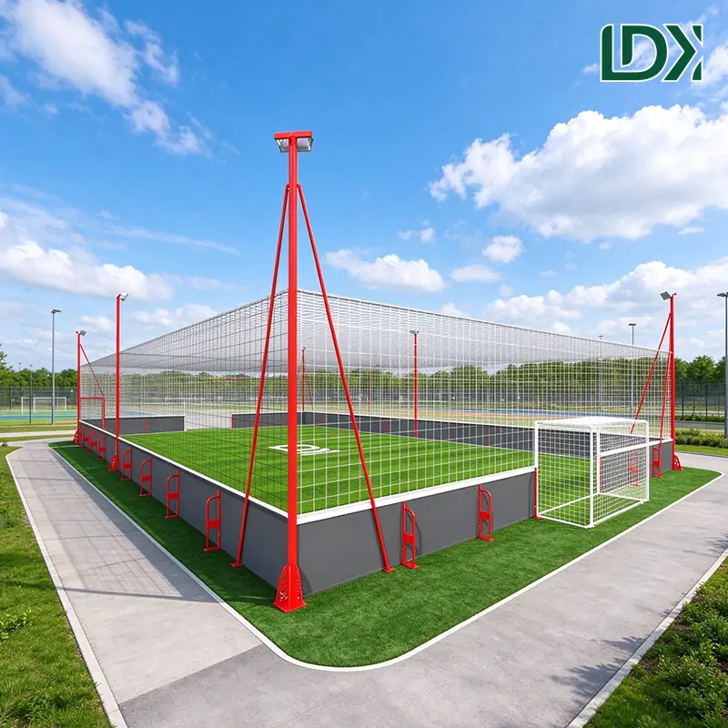 Turnkey Futsal Cage Soccer Court with Artificial Grass