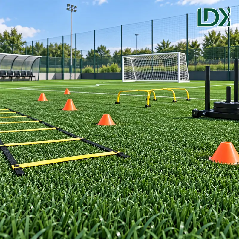Non-Infill Artificial Grass No Sand or Rubber Granules for Sports Venues