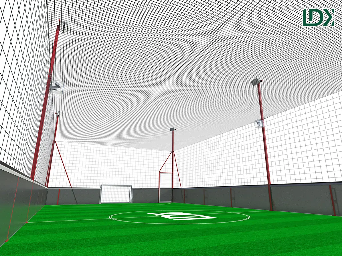 LDK Custom Football Pitch Fencing with Optional AR Video Analysis System — view 5