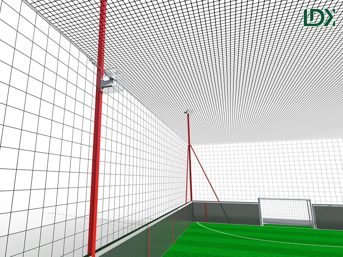 LDK Custom Football Pitch Fencing with Optional AR Video Analysis System — view 3