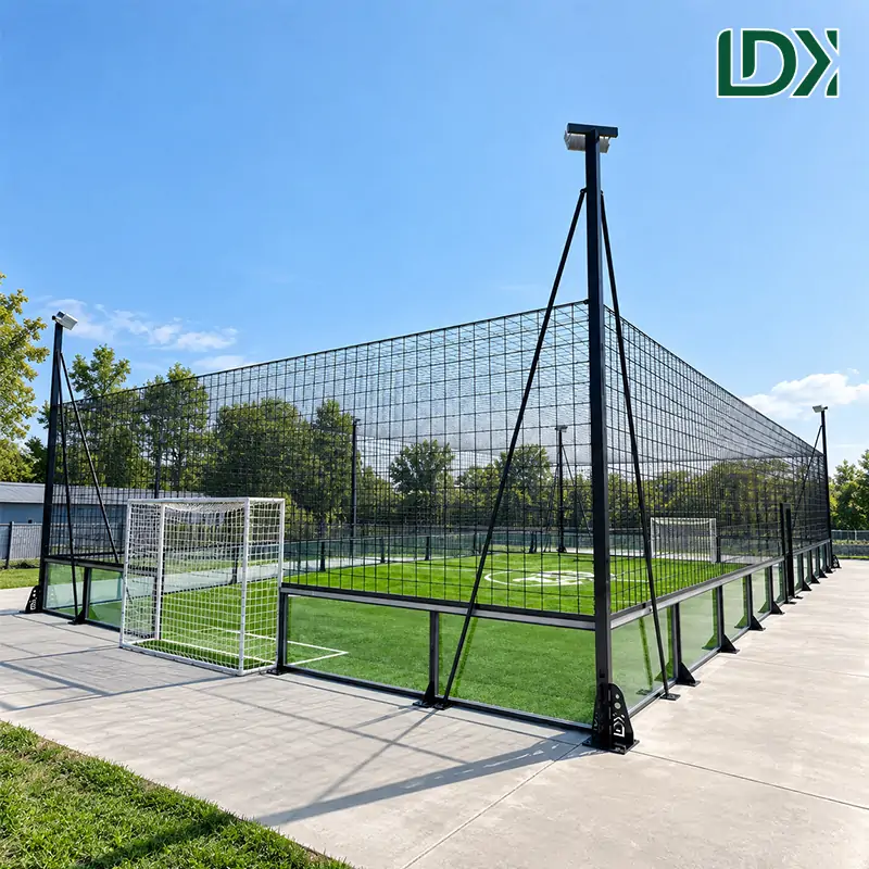 Panoramic Soccer Cage