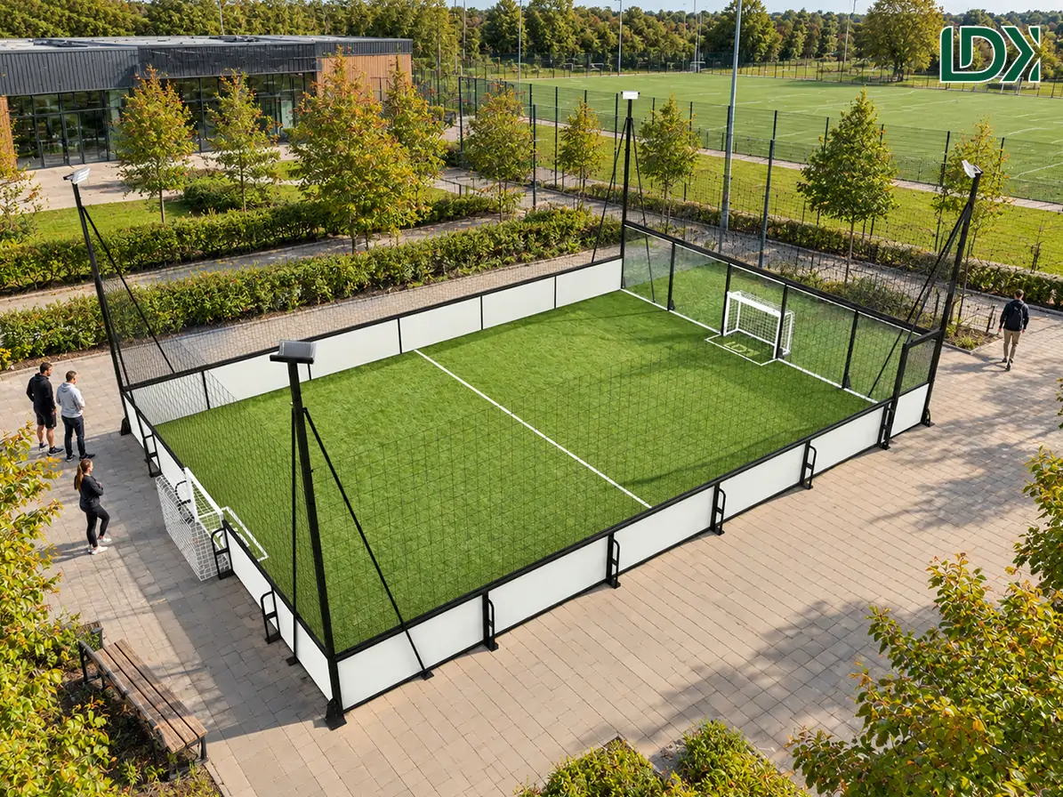 Custom Portable Outdoor 5-a-Side Soccer Cage — view 3