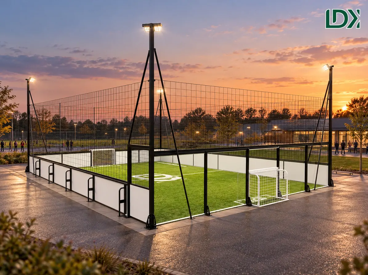 Custom Portable Outdoor 5-a-Side Soccer Cage — view 4
