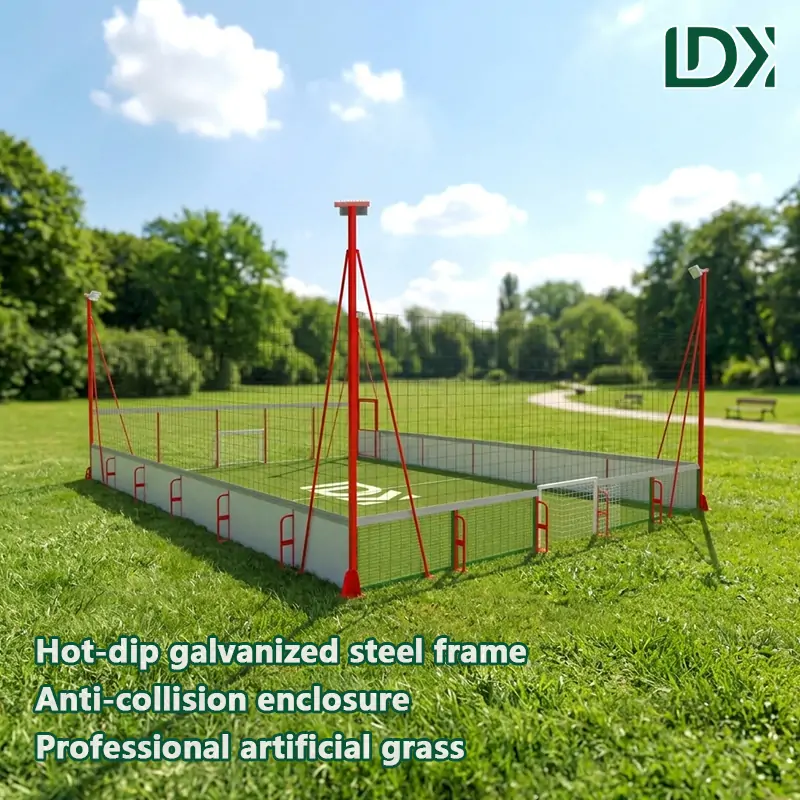 Custom Cage Football Field for Sports Facility, Indoor & Outdoor Small‑Sided Soccer Pitch — view 4