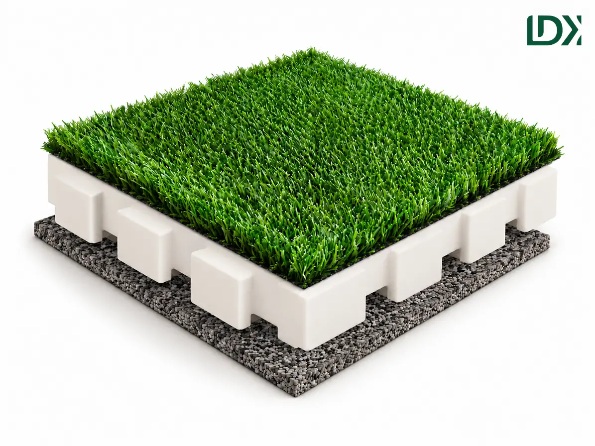 50mm Interlocking Playground Shock Pad for Artificial Grass