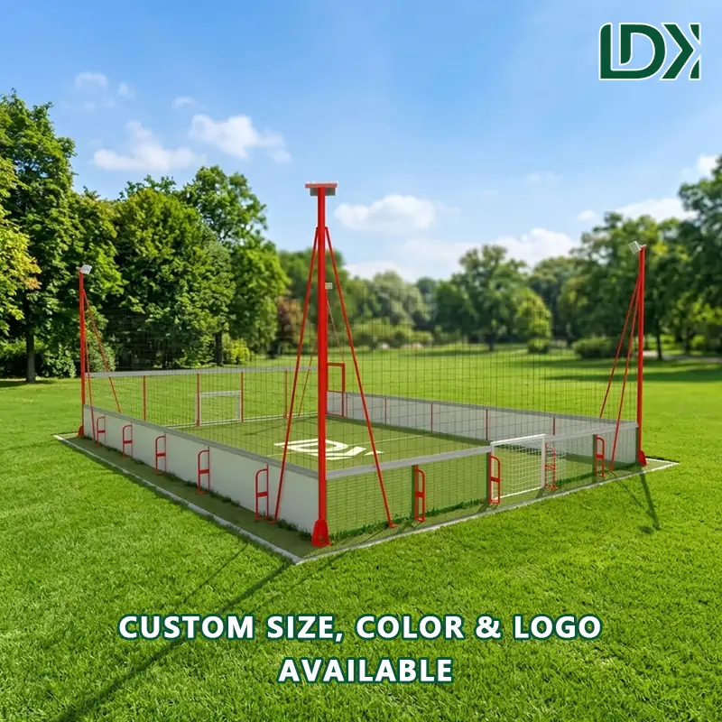 Custom Cage Football Field for Sports Facility, Indoor & Outdoor Small‑Sided Soccer Pitch — view 2