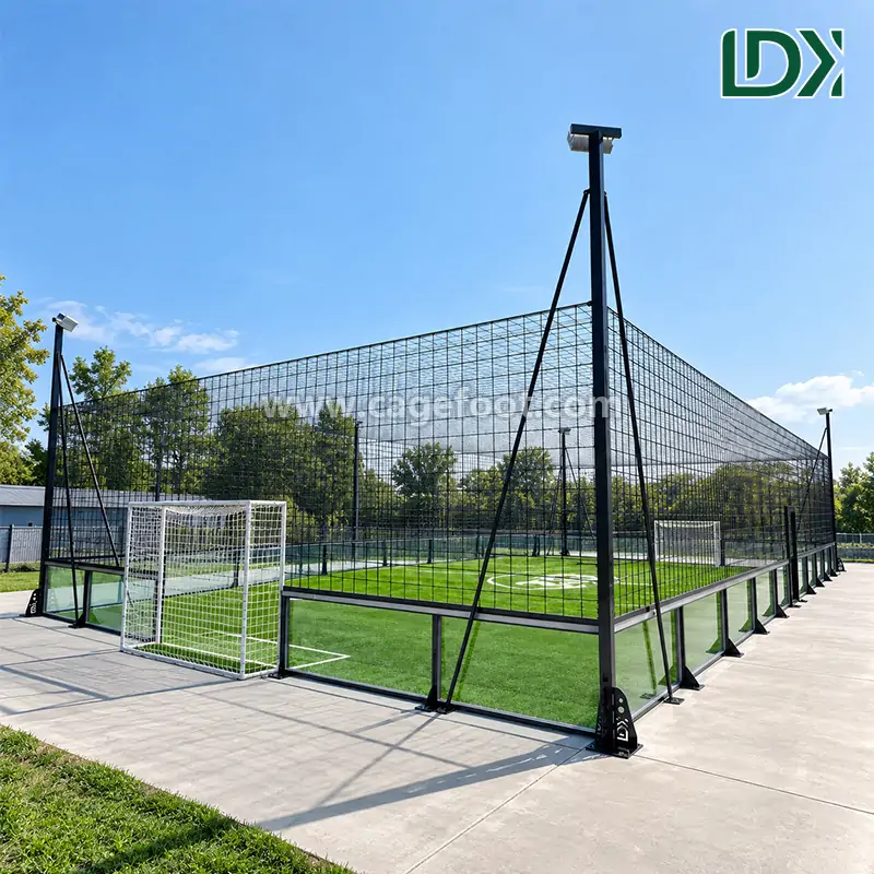 Glass Soccer Cage product configuration view