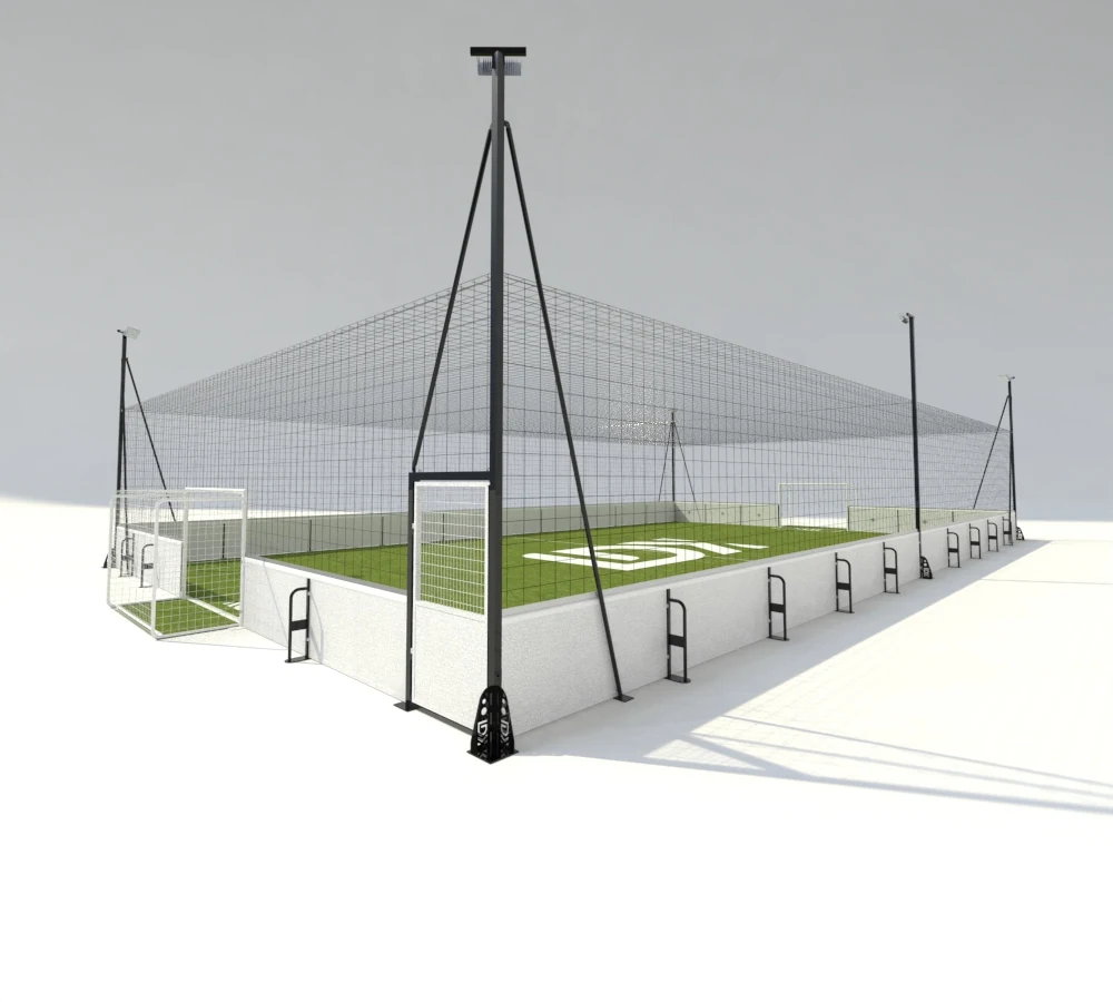Economical Soft-Net Soccer Cage — view 1