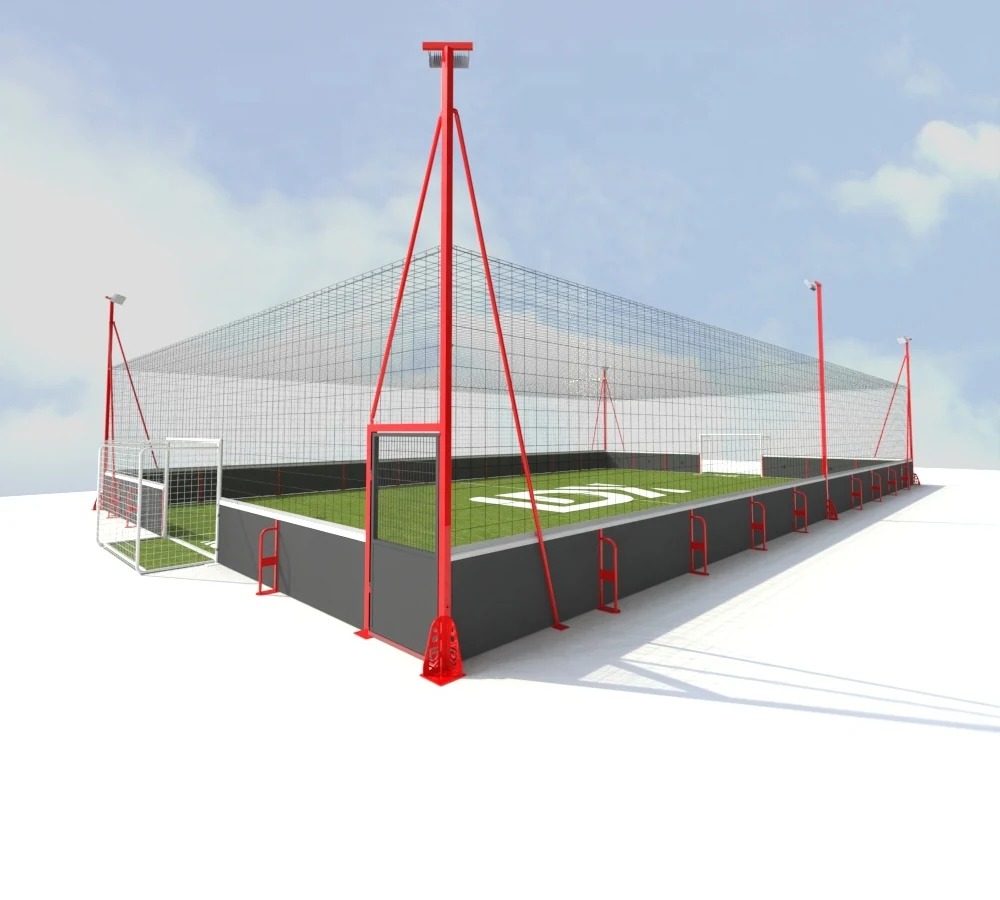 European-Style Composite-Board Soccer Cage product configuration view