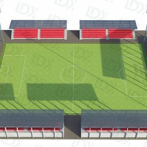 LDK22F Football Pitch Gymnasium Soccer Field Equipment Football Cage Customized