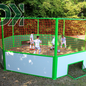 LDK20016E-Customized Circular Soccer Cage Mini Football Cage Portable Round Football Pitch