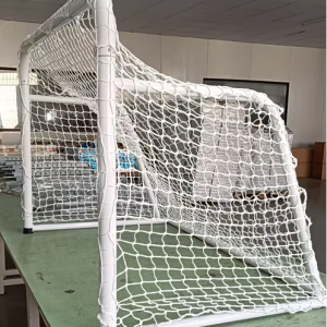 LDK2021 Portable Aluminum Soccer Goal with Wheels and Weatherproof Net